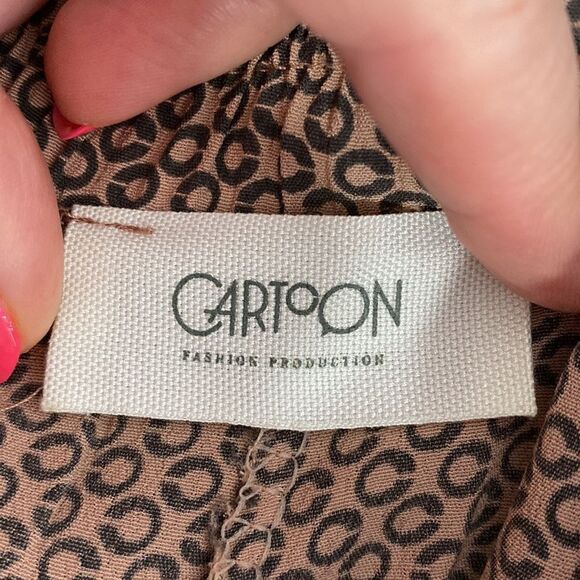 Cartoon Printed Two Piece Set Top And Pants Size S - Picture 7 of 11